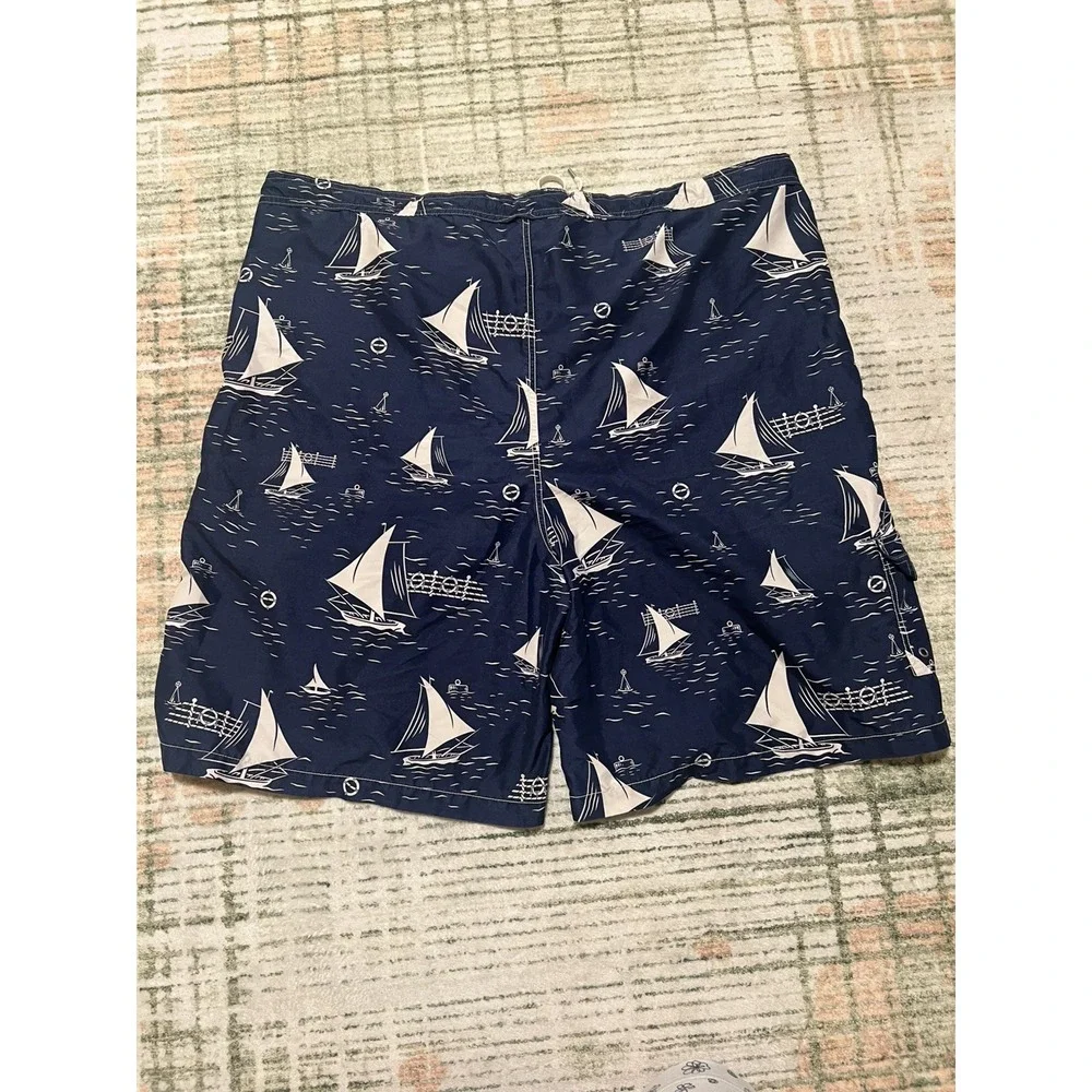 Vtg Polo Ralph Lauren Board Swim Trunks Shorts Nautical Sailing 4XLT